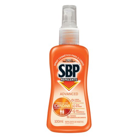 REPELENTE SPRAY SEM FRAGRÂNCIA SBP ADVANCED