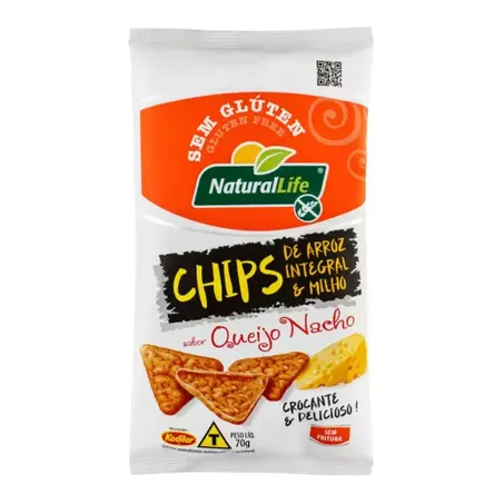 Chips naturallife qjo nacho s/glúten 70g