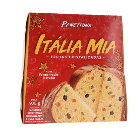 PANETONE ITALIA MIA 400G FRUTAS 360-35