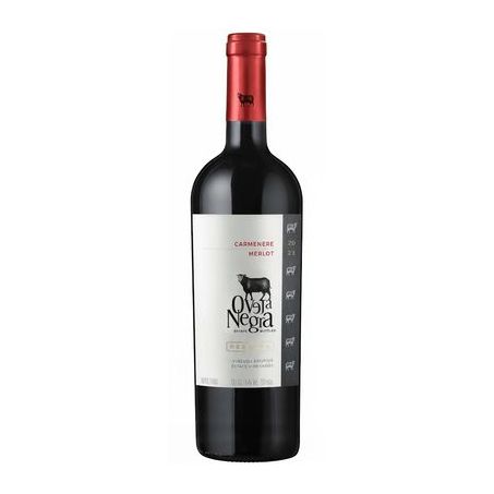 VINHO OVEJA NEGRA TINTO SECO CARMENERE MERLOT RESERVA 750ML