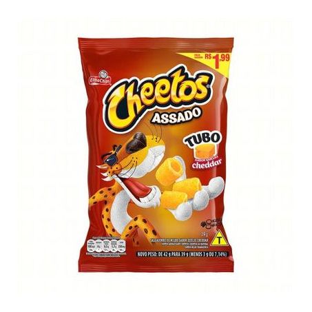 Salgadinho elma chips cheetos tubo 39g