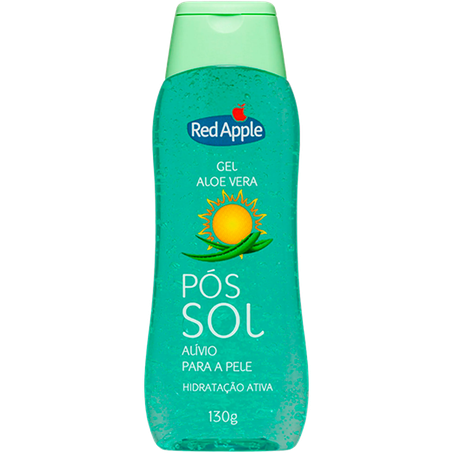 Pos Sol Red Apple Gel 130g Aloe Vera
