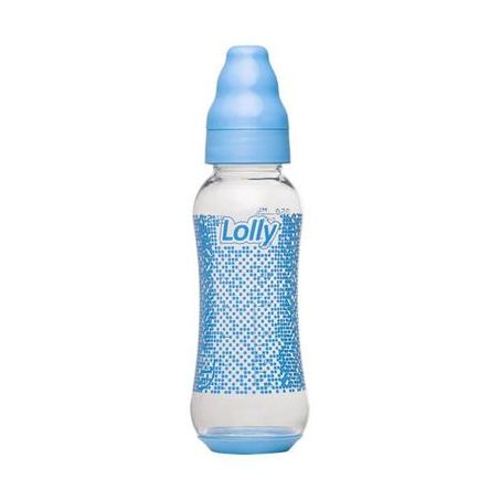 Mamadeira lolly 250ml orto azul 3262