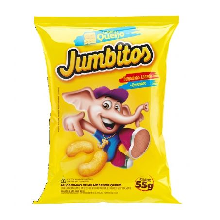 Salgadinho jumbitos queijo 55g