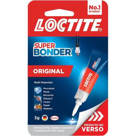 Cola Super Bonder Loctite 3g - Original