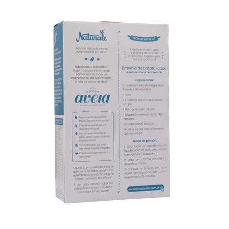 Aveia naturale flocos finos 170g 360-27