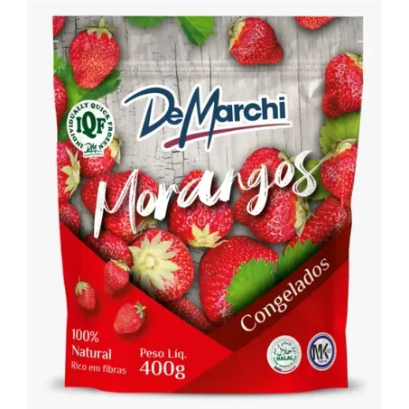 FRUTA CONG DE MARCHI 400G MORANGO
