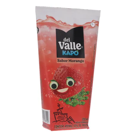Suco Kapo Del Valle Fruta Morango 200ml 360-34