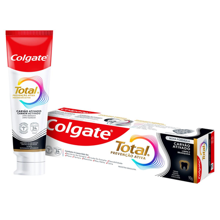 Creme Dental Colgate Total 90g - Carvão