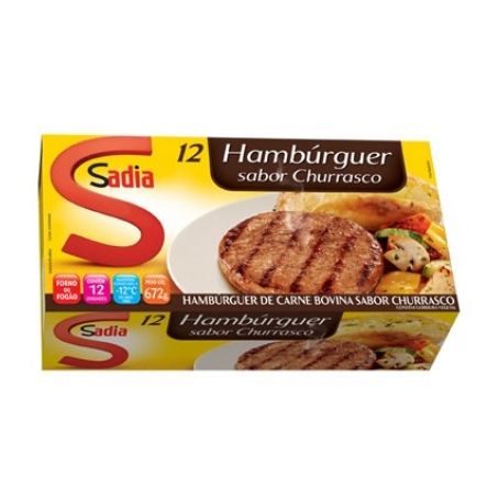 HAMBURGUER SADIA BOV TEMP CHUR 672G