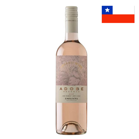 VINHO ADOBE ORGANICO ROSE 750ML