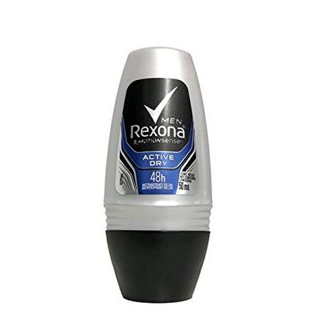 Desodorante roll on rexona for men active dry 50ml