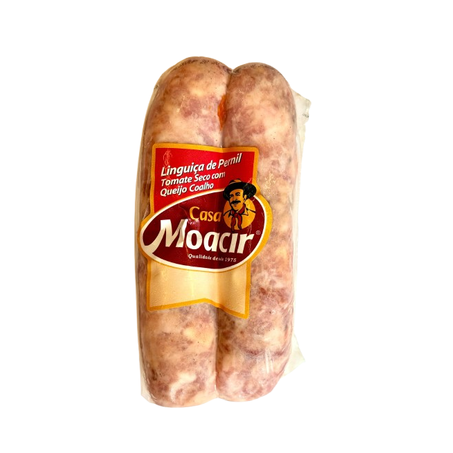 Linguiça suina queijo e tomate seco moacir vacuo kg