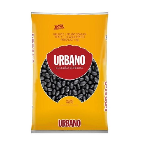 FEIJAO URBANO PRETO 1KG