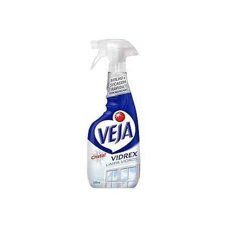 LIMPA VIDROS VEJA VIDREX CRISTAL 500ML