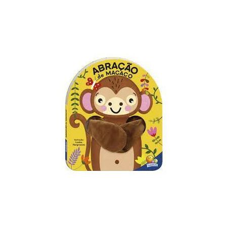 Livro infantil dedoche abração de macaco