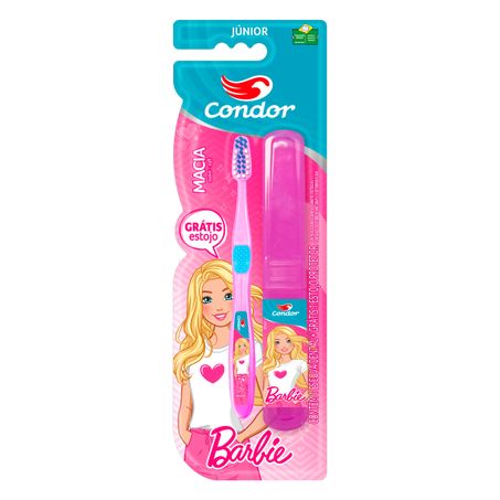 ESCOVA DENTAL MACIA BARBIE JÚNIOR CABEÇA P CONDOR