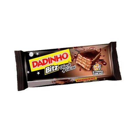 Choco Wafer Dadinho Bitz 105g Black