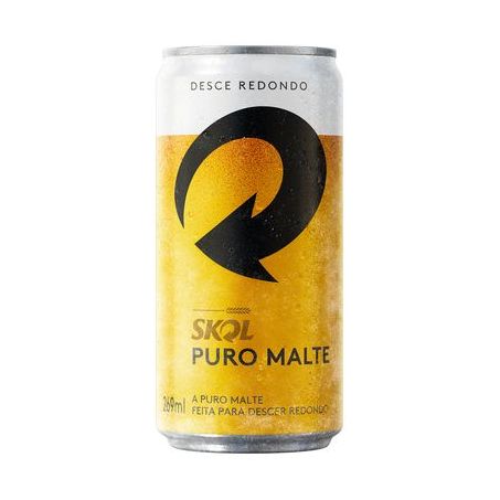 BEB. CERVEJA SKOL PURO MALTE 269ML LT