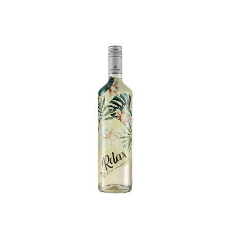 Vinho frisante relax branco demi 750ml
