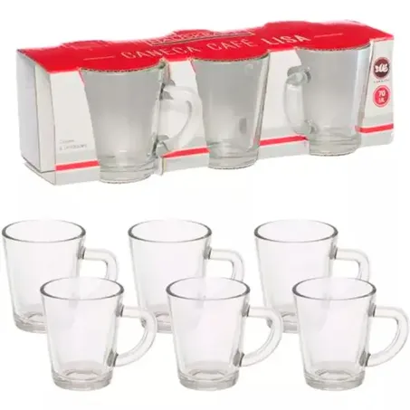 Jogo Canecas Hauskraft 70ml 6un Lisa