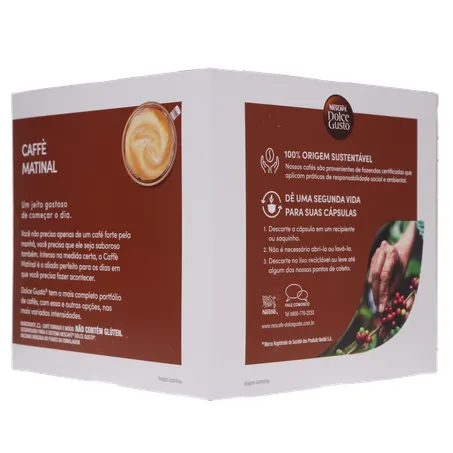 CAFÉ CÁPSULAS DOLCE GUSTO MATINAL C/10 UNIDADES 360-14