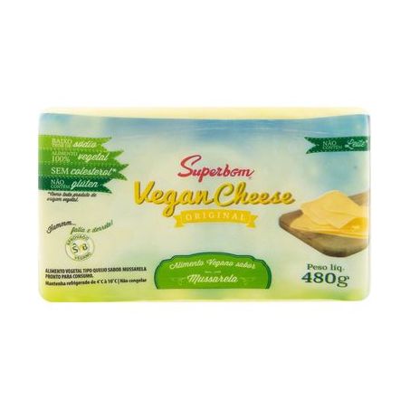 Vegan Cheese Mussarela Superbom Original 480G