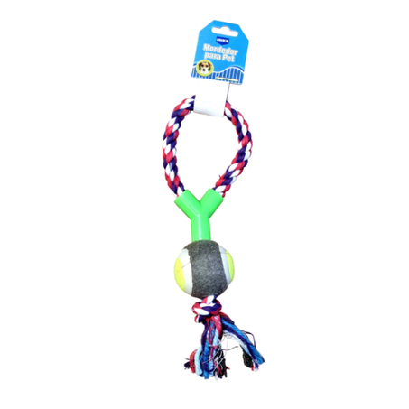BRINQ PET JAVICK P/CAO CAMORDEDOR CORDA C/SEPARAD