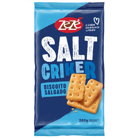 Biscoito 280g zeze salt craker