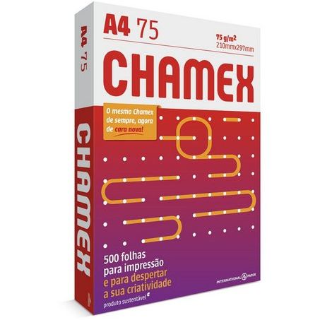 PAPEL OFFICE A4 CHAMEX 75G C/500FL