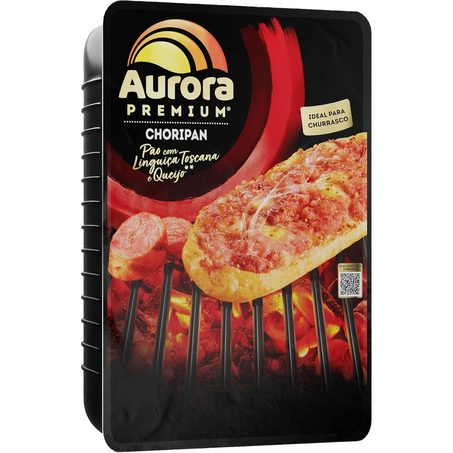 Choripan Aurora  Linguiça Toscana e Queijo