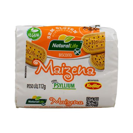 BISCOITO DE MAIZENA COM PSYLLIUM 112G