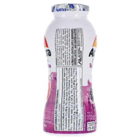 Bebida lactea frutas vermel aurora 170g 360-1