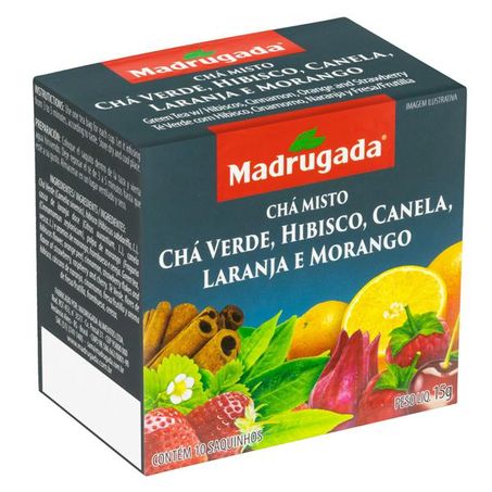 CHA MADRUGADA VERDE/HIBISCO/CAN C/10