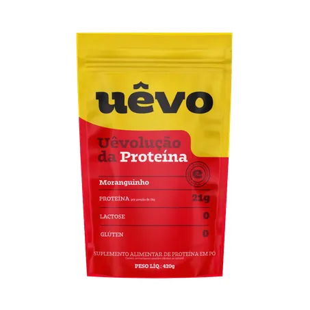 PROTEINA MORANGO 420G - UEVO