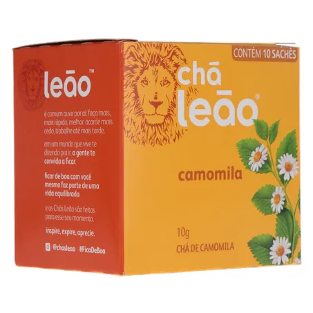Chá Leão Camomila Sachê 10UN 360-32