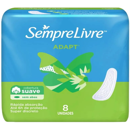 ABSORVENTE SEMPRE LIVRE SUAVE S/ABAS 8UN