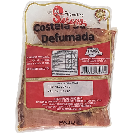 Costelinha Suina Sereno Defumada Kg 
 