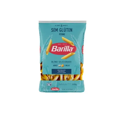 Macarrão Barilla Penne sem Glúten Pacote 500gr
