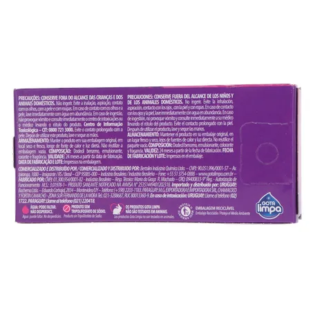 Pastilha adesiva gota limpa lav.c/3 360-19