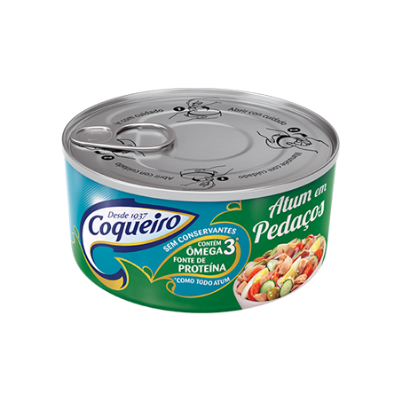 Atum em Pedaços em Óleo Coqueiro