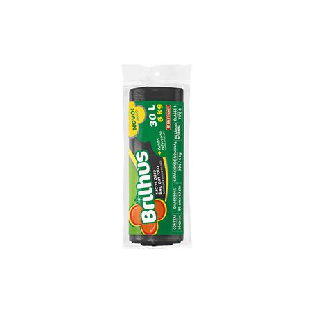 SACO DE LIXO BRILHUS 30L C/30UN (075237)