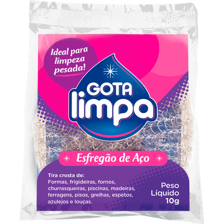 Esfregao aco gota limpa 10g c/1un