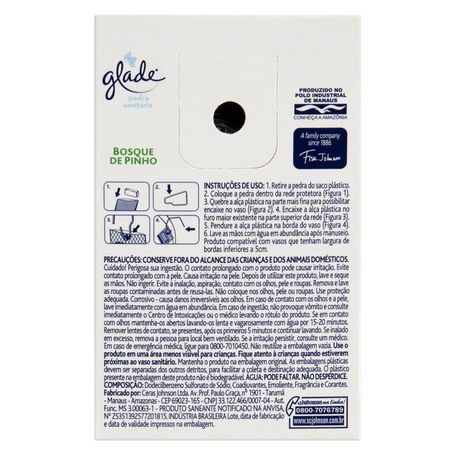 PEDRA SANITARIA GLADE 25% DESC BOSQUE PIN 01UN 360-3
