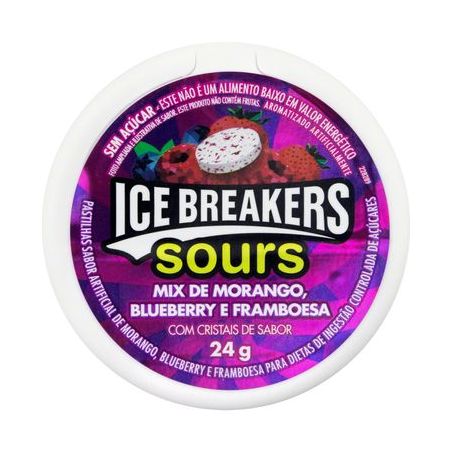 BALA ICEBREAKERS 24G S/ACUCAR SOURS