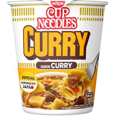 Macarrão curry cup noodles 72g
