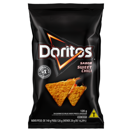 Salgadinho sweet chilli doritos 120g