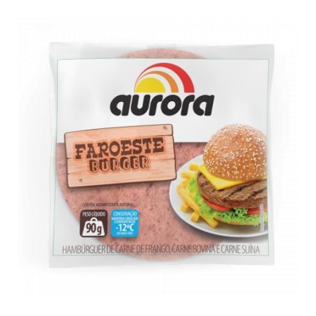 HAMBUURGUER AURORA FAROESTE GRANEL 90G