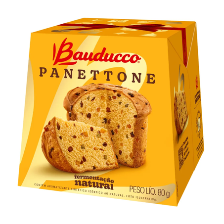 Mini Panettone Bauducco Frutas 80g