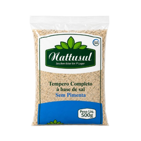 TEMPERO COMPLETO NATTUSUL S/PIMENTA 500G